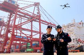 Zhoushan Port Drone Patrol
