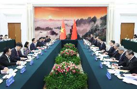 CHINA-BEIJING-WANG HUNING-NATIONAL ASSEMBLY OF VIETNAM-CHAIRMAN-MEETING (CN)