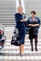 Queen Maxima At The 45th Anniversary Of The Nibud - Utrecht