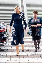 Queen Maxima At The 45th Anniversary Of The Nibud - Utrecht