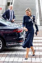 Queen Maxima At The 45th Anniversary Of The Nibud - Utrecht
