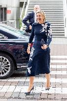 Queen Maxima At The 45th Anniversary Of The Nibud - Utrecht