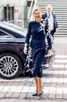 Queen Maxima At The 45th Anniversary Of The Nibud - Utrecht