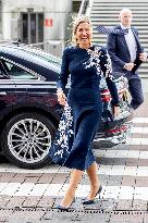 Queen Maxima At The 45th Anniversary Of The Nibud - Utrecht