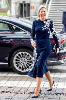 Queen Maxima At The 45th Anniversary Of The Nibud - Utrecht