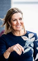 Queen Maxima At The 45th Anniversary Of The Nibud - Utrecht