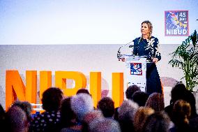 Queen Maxima At The 45th Anniversary Of The Nibud - Utrecht