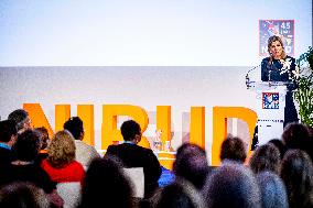 Queen Maxima At The 45th Anniversary Of The Nibud - Utrecht