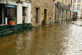 Flooding Due To Storm Pierrick - France
