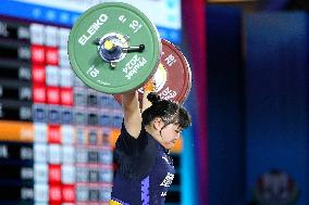 (SP)THAILAND-PHUKET-WEIGHTLIFTING-IWF WORLD CUP-WOMEN'S 81KG