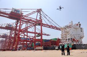 Zhoushan Port Drone Patrol