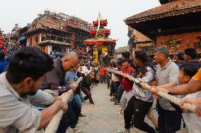 Biska Jatra Celebrated In Bhaktapur, Nepal