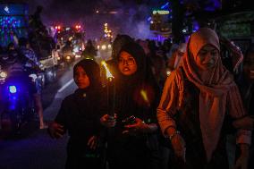 Indonesian Muslims Parade Ahead Of Eid Al-Fitr