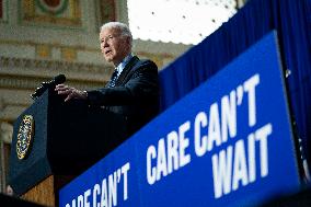 President Biden Delivers Remarks on Care Economy in DC