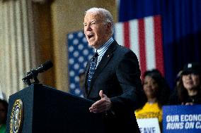 President Biden Delivers Remarks on Care Economy in DC