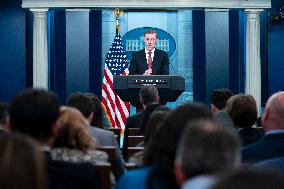 White House Press Secretary Karine Jean-Pierre and National Security Advisor Sullivan Holds Daily Press Briefing