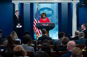 White House Press Secretary Karine Jean-Pierre and National Security Advisor Sullivan Holds Daily Press Briefing