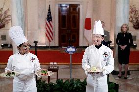 Japan State Dinner Media Preview - Washington