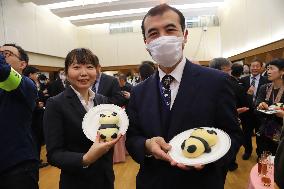 JAPAN-TOKYO-GIANT PANDA-XIANG XIANG-FAN-SHARING EVENT