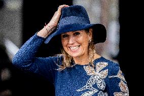 Queen Maxima Meets With Students - Amsterdam