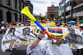 Armed Conflict Victims Demonstration in Colombia