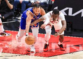 (SP)U.S.-CHICAGO-BASKETBALL-NBA-NEW YORK KNICKS VS CHICAGO BULLS