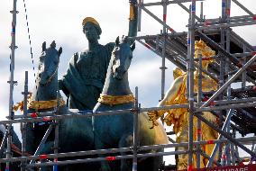 Restoration Of The Arc De Triomphe Of The Carrousel Du Louvre - Paris