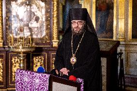 Church rejects interior minister's demand to separate from Moscow Patriarchate