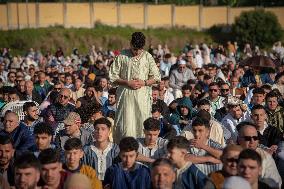 Eid al-Fitr Prayer In Ceuta Enclave - Spain