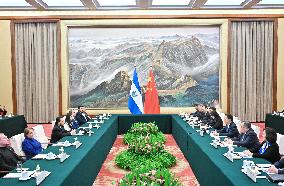 CHINA-BEIJING-HAN ZHENG-EL SALVADOR-NEW IDEAS PARTY-DELEGATION-MEETING (CN)
