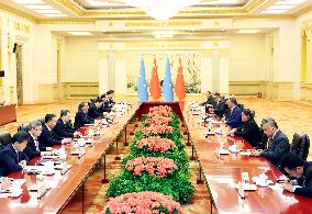 CHINA-BEIJING-LI QIANG-MICRONESIAN PRESIDENT-MEETING (CN)
