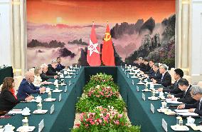 CHINA-BEIJING-LI XI-WORKERS' PARTY OF BRAZIL-DELEGATION-MEETING (CN)