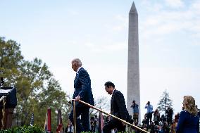 President Biden Welcomes Prime Minister Kishida - Washington