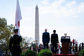 President Biden Welcomes Prime Minister Kishida - Washington