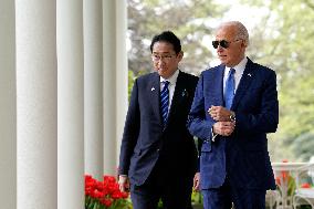 Joe Biden and Kishida Fumio joint newser - Washington
