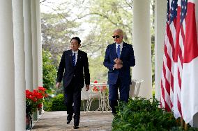 Joe Biden and Kishida Fumio joint newser - Washington