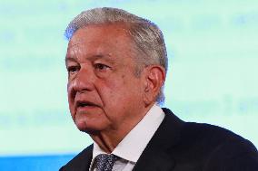 Andres Manuel Lopez Obrador Briefing Conference