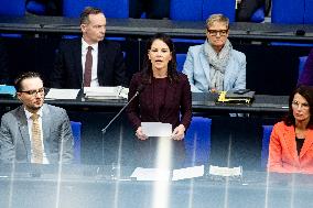 Question and Answer session at the Bundestag in Berlin