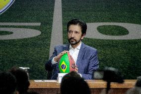 Announcement Of The First NFL Game In Brazil