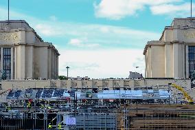 Paris 2024 - Trocadero Construction Site