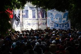 Massive Mobilization Of Social Organizations In Buenos Aires