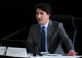 Trudeau Testifies In Foreign Election Interference Inquiry - Ottawa