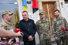 Recruiting center of 24th King Danylo mechanized brigade opens in Lviv