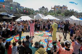 MIDEAST-GAZA-RAFAH-VOLUNTEERS-CARING & RELIEF ACTIVITY