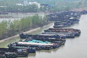 Beijing-Hangzhou Grand Canal Boats in Suqian
