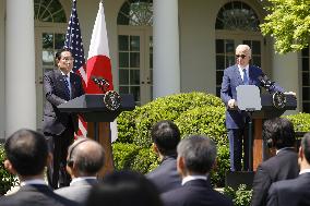 Japan, U.S. leaders' joint press conference