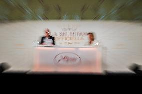 Press Conference Announcing Official Selection Of 77th Cannes Film Festival