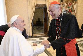 Pope Francis Meets Cardinal Victor Manuel Fernandez - Vatican