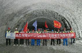 Highway Tunnel Connection in Urumqi