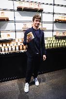 Charles Leclerc Presents His New Ice Cream Brand 'Lec' - Milan